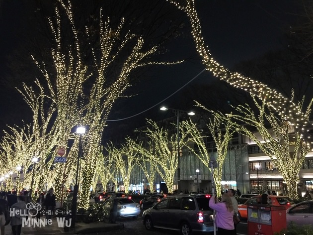 [東京聖誕節]表參道櫸木大道燈飾,50萬顆燈泡的夢幻閃亮表參道